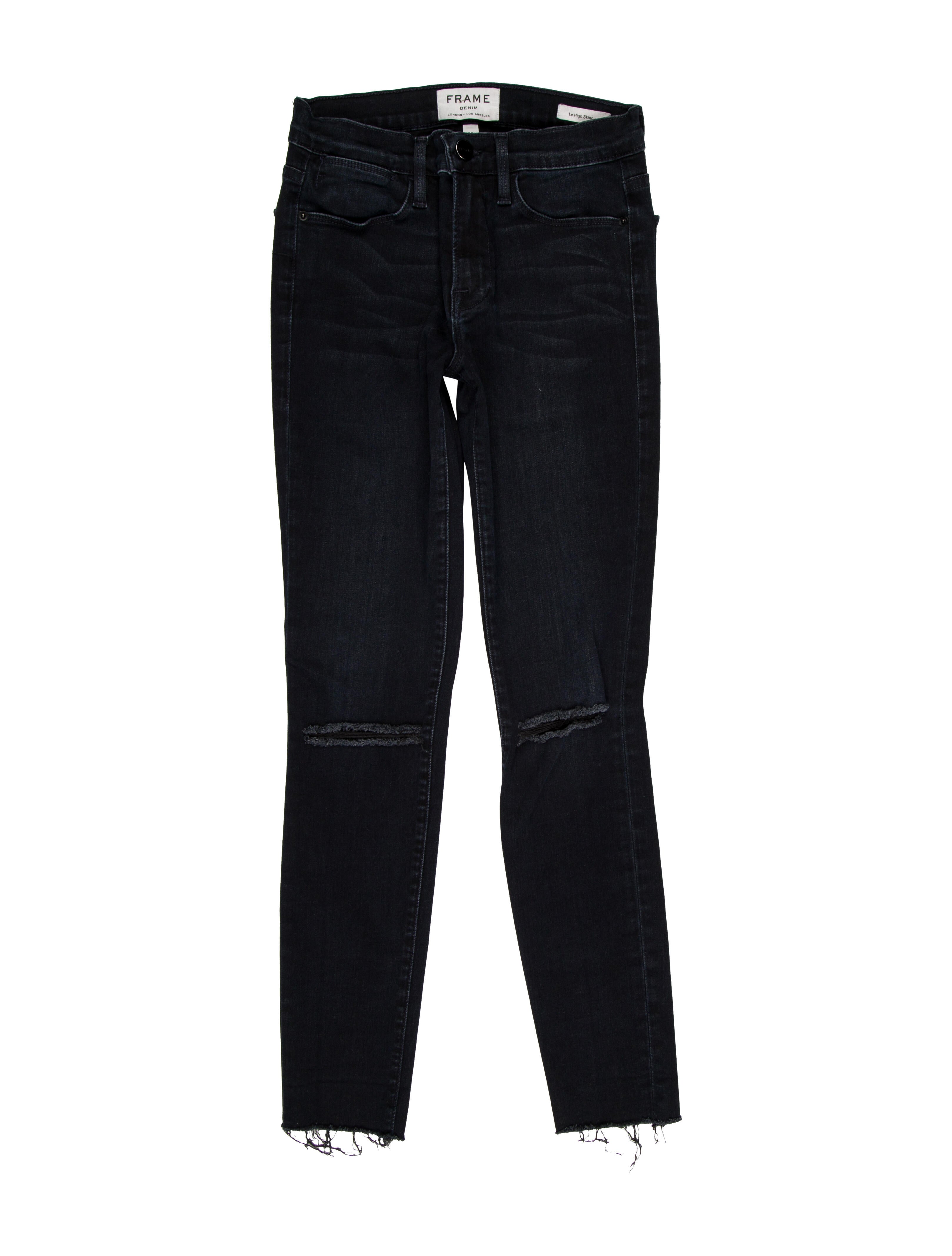 FRAME Mid-Rise Skinny Leg Jeans